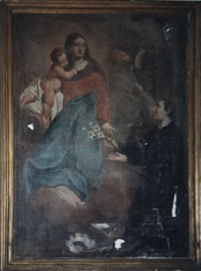 Madonna con bambino tra angeli e San Luigi Gonzaga