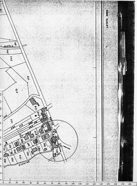 Casa con frammenti murati romani