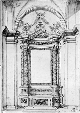 prospetto di altare