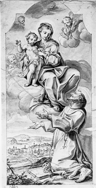 Apparizione della Madonna con Bambino a San Francesco d'Assisi