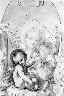 Madonna con Bambino in trono