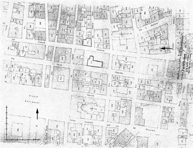 Stecca sopra le mura cinquecentesche