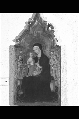 Madonna con Bambino in trono tra angeli