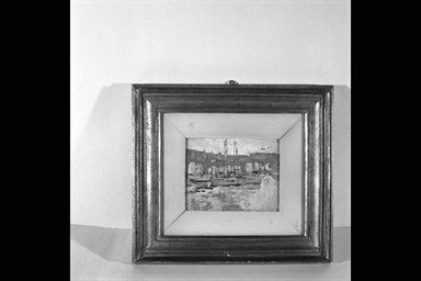 Marseille vieux port temps gris