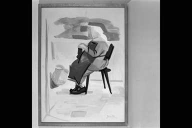 figura femminile seduta