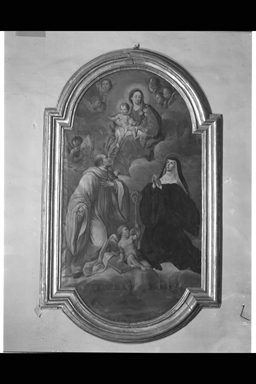 Madonna con Bambino in gloria con Sant'Agostino e Santa Monica