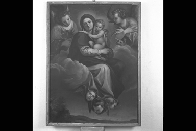 Madonna con Bambino in gloria e angeli