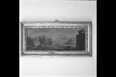 paesaggio collinare con figure