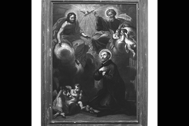 San Filippo Neri adora la Santissima Trinità
