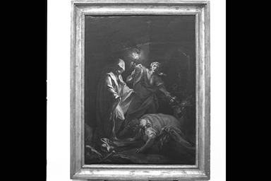 Saul e la negromante di Endor evocano lo spirito di Samuele