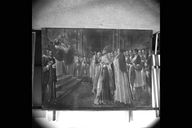 papa Innocenzo IV consacra l'antica chiesa di San Paterniano