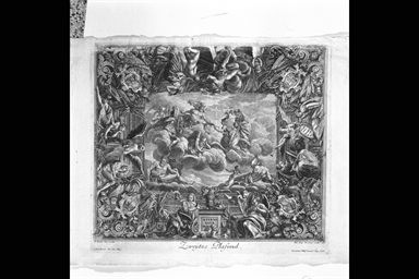 soffitto decorato con allegoria del Tempo