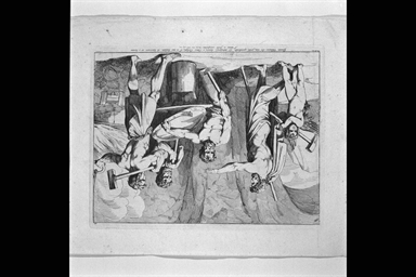 Vulcano comanda ai Ciclopi di forgiare le armi di Enea