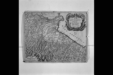 carta geografica della Legazione di Romagna