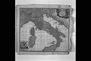 carta geografica dell'Italia con le sue isole