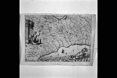carta topografica della costa laziale