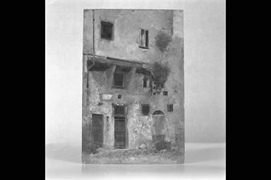 Vecchie case in Piazza Davanzati a Firenze