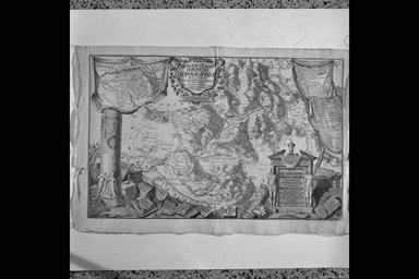 carta topografica della Diocesi di Tivoli