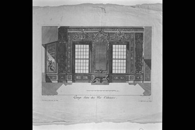 prospetto di parete con vetrate