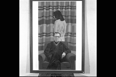 Ritratto di uomo e di donna di spalle