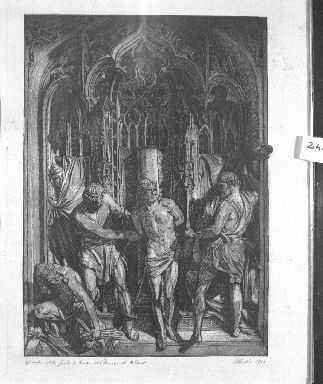 Episodio della porta in bronzo del Duomo di Milano