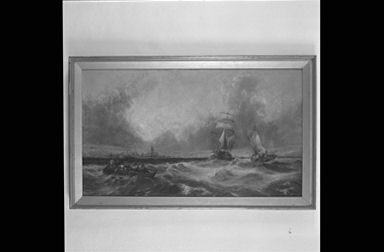 marina in tempesta con imbarcazioni