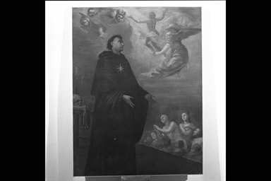 San Nicola da Tolentino intercede per le anime del purgatorio