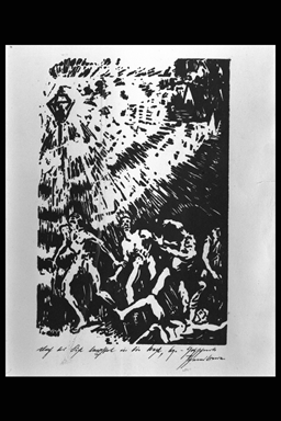 figure in una scena notturna