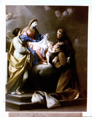 Madonna col Bambino e i santi Cristina, Francesco e Felice da Cantalice
