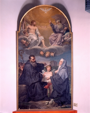 Trinità con San Benedetto e Santa Scolastica