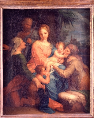 Sacra Famiglia con San Giovannino, Sant'Anna e Sant'Elisabetta