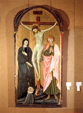 Crocifissione di Cristo con la Madonna e San Giovanni Evangelista