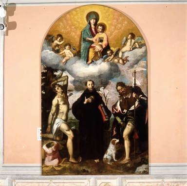 Madonna con Bambino tra San Rocco, San Sebastiano e San Nicola da Tolentino