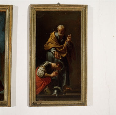 L'apostolo Pietro battezza il centurione Cornelio