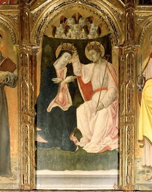 incoronazione di Maria Vergine e Santi