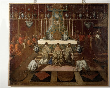 Adorazione dell'Eucarestia in San Marco
