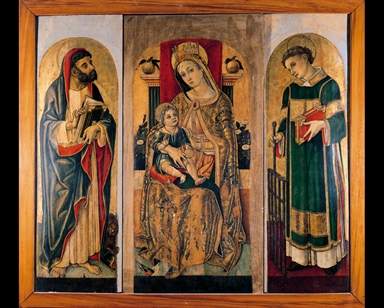Madonna col Bambino in trono, San Marco, San Lorenzo