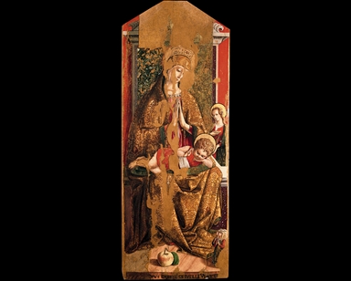 Madonna con Bambino e i Santi Antonio Abate e Sebastiano (Secondo Trittico di Valle Castellana)