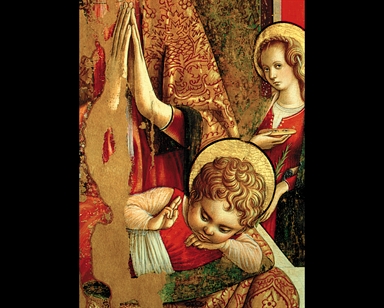 Madonna con Bambino e i Santi Antonio Abate e Sebastiano (Secondo Trittico di Valle Castellana)