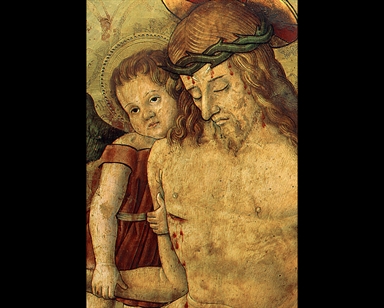 Cristo in pietà tra San Sebastiano e San Rocco