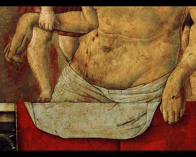 Cristo in pietà tra San Sebastiano e San Rocco