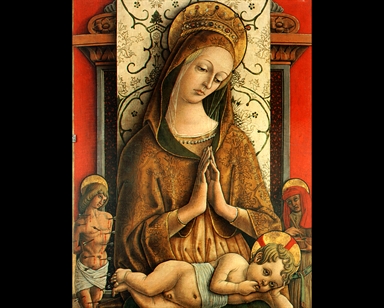 Madonna con Bambino con San Sebastiano e San Cosma