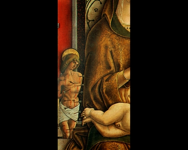 Madonna con Bambino con San Sebastiano e San Cosma