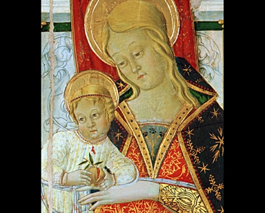Madonna con Bambino in trono con San Benedetto, San Rocco, San Sebastiano e San Bernardo