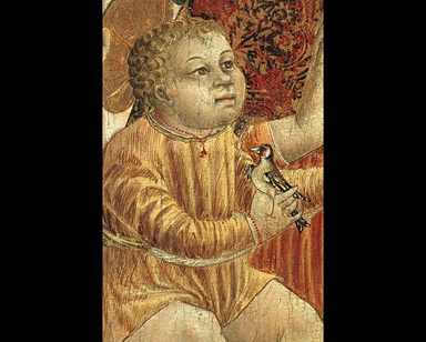 Madonna con Bambino in trono, San Francesco d'Assisi e San Liberato