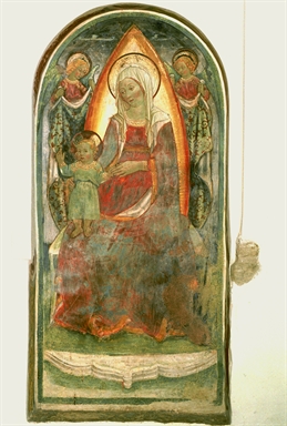 Madonna in trono con il Bambino e angeli
