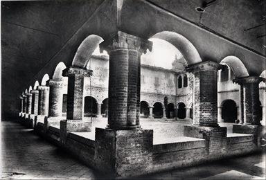 (Tolentino) Basilica di San Nicola. Chiostro