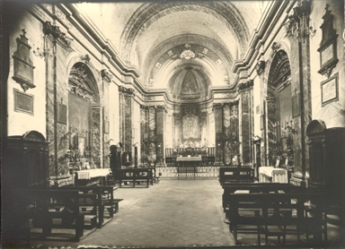 (Pollenza) Interno di San Biagio (Bracci)