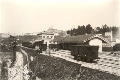 Macerata. Stazione ferroviaria. Interno