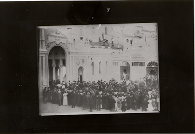 Macerata. (Esposizione Regionale 1905) Entrata del Re a Porta Romana
